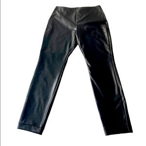 Banana Republic Vegan Leather Leggings • Women’s US P8• Petite • Black • NWT